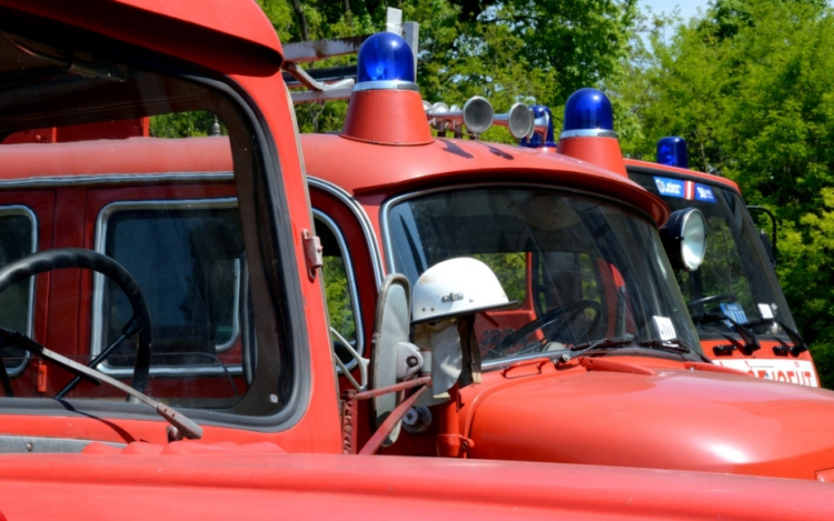 Tűz volt Győrben a Zrínyi utcában 