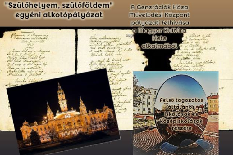 Képzőművészeti alkotópályázatot hirdet a Generációk Háza