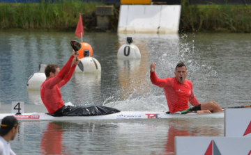 A győri kajakos duó nyerte a 200 méteres szétlövést 