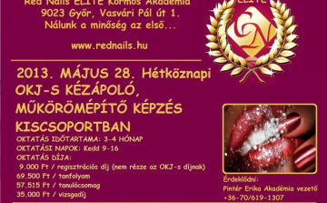 Kézápoló, műkörömépítő képzés kiscsoportban