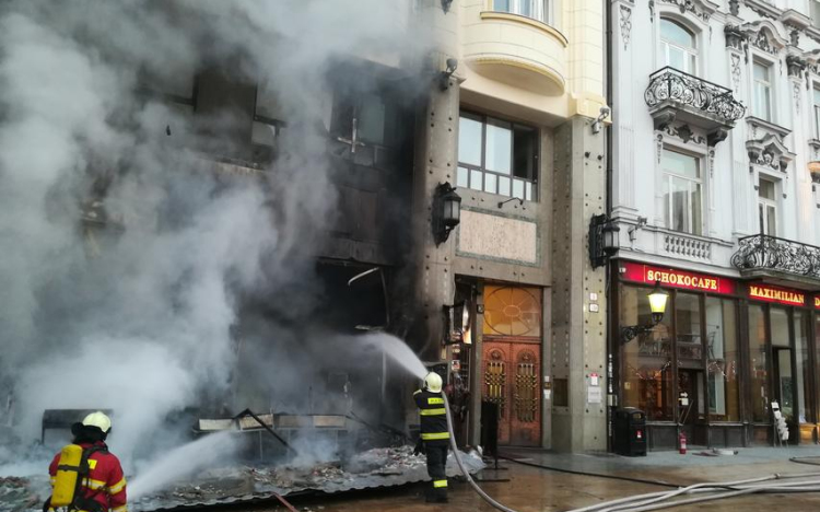 Gázpalack robbant a pozsonyi karácsonyi vásárnál