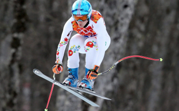 Az alpesi síző Győrben tesztelte légellenállását