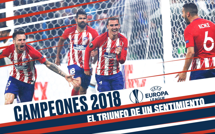 Harmadszor is Európa-liga-győztes az Atlético Madrid