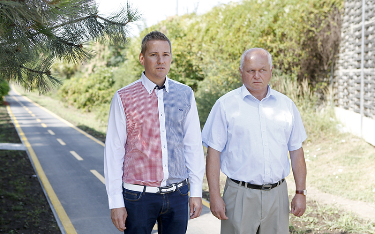 Kerékpárút épült az Új Bácsai úton 