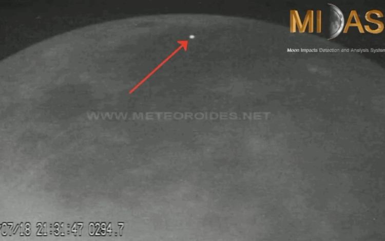 Villanásokat észleltek és filmeztek le a Holdon 