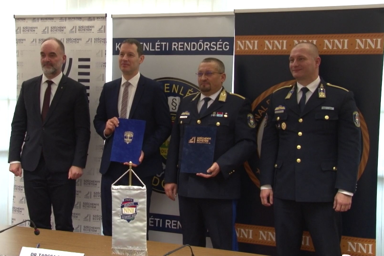 Együttműködik a győri egyetem és a Készenléti Rendőrség