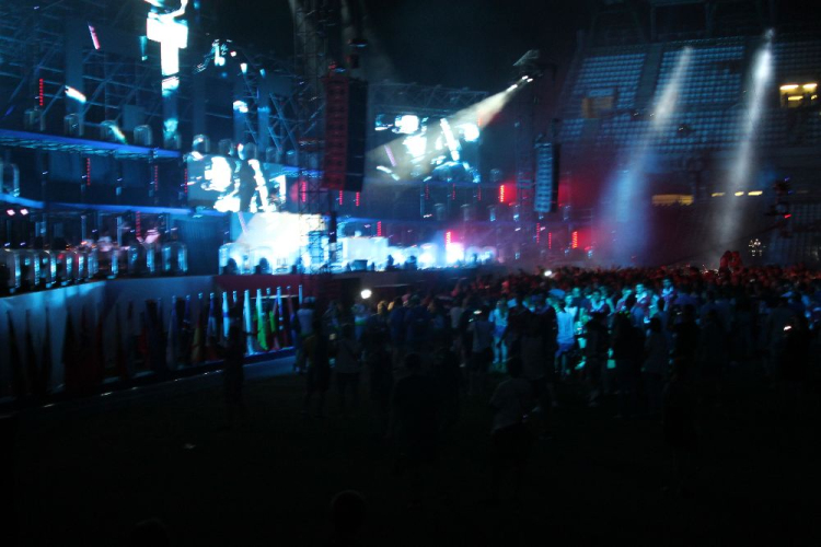 2017.07.23. EYOF megnyitó ünnepség Steve Aoki Fotók:árpika 