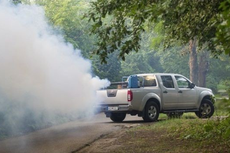Folytatódik a földi kémiai szúnyoggyérítés Győr területén