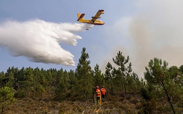 Hétezer hektár erdő égett le Portugáliában