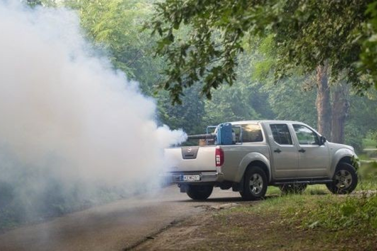 Folytatódik a földi kémiai szúnyoggyérítés Győr területén.