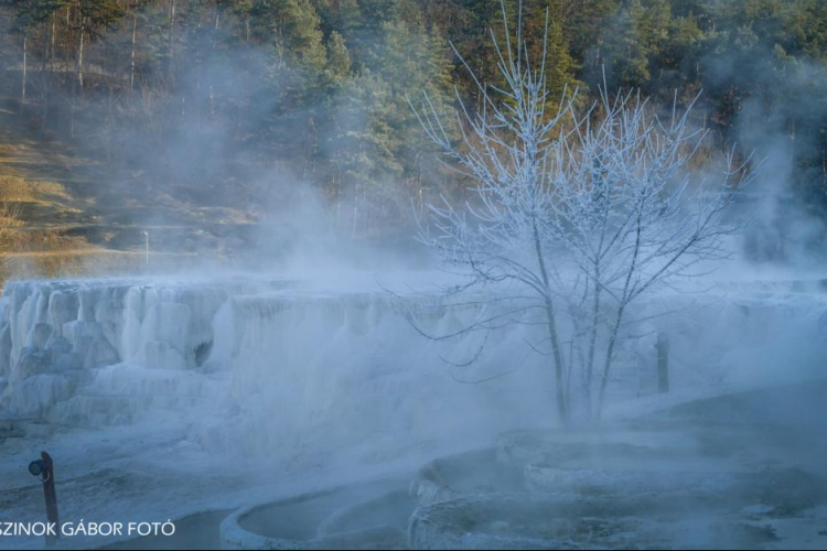A mínuszokban is látványos a világhírű magyar sódomb