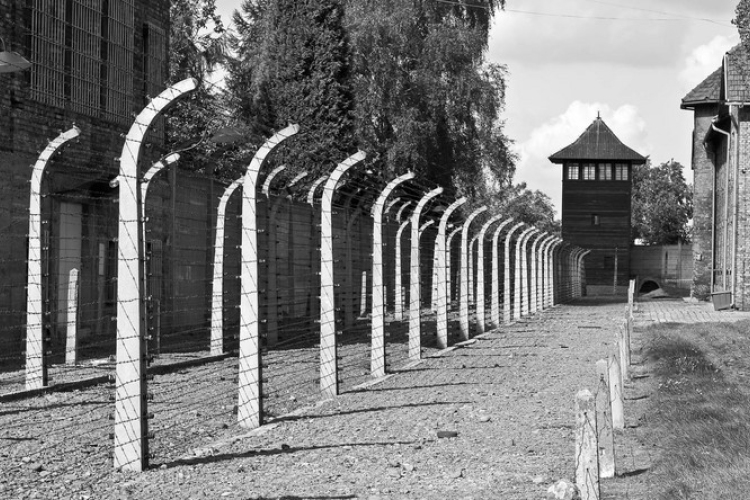 Téglát loptak Auschwitzból