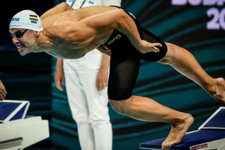 Szabó Szebasztián az első A szintes magyar úszó