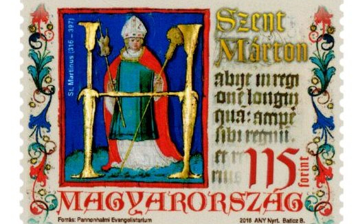 Szent Márton-év - Emlékbélyeget bocsátott ki a Magyar Posta
