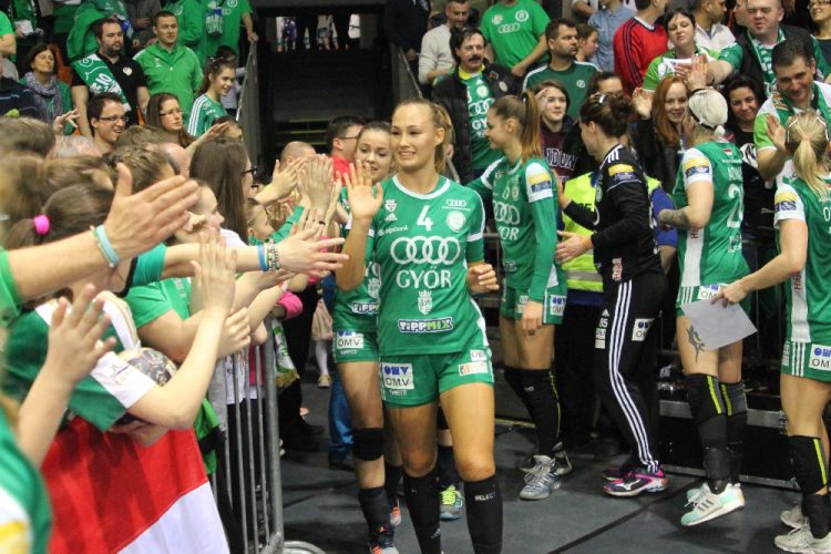 2018.03.10 Győri Audi ETO KC-RK Krim Ljubljana női BL kézilabda Fotók:árpika 