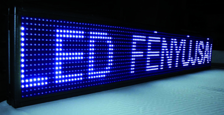 Fényújság készítése