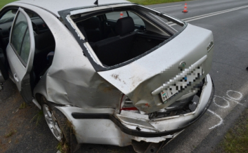 Baleset a 85-ös főúton 