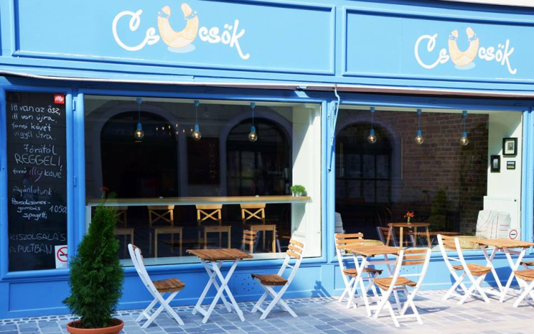 Reggeli a Csücsökben Győr belvárosában