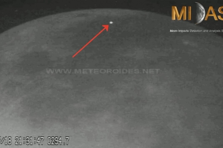 Villanásokat észleltek és filmeztek le a Holdon 