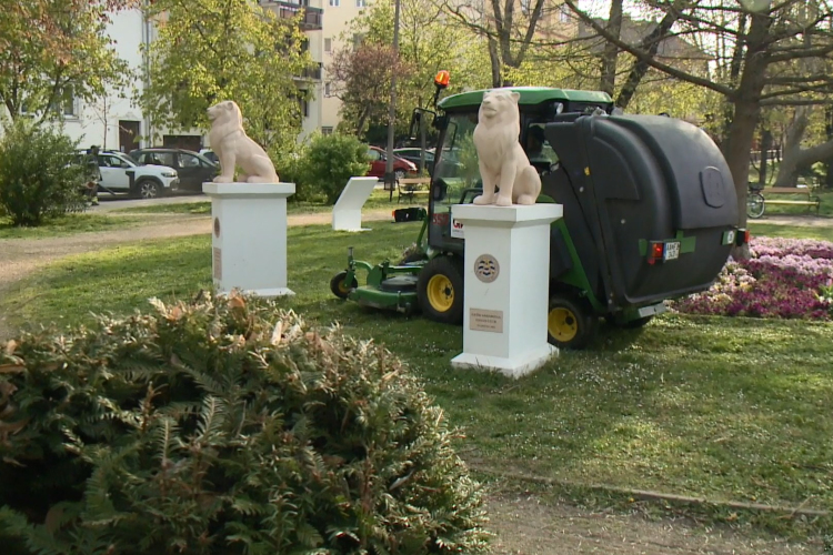 Megkezdődött a fűnyírás Győrben