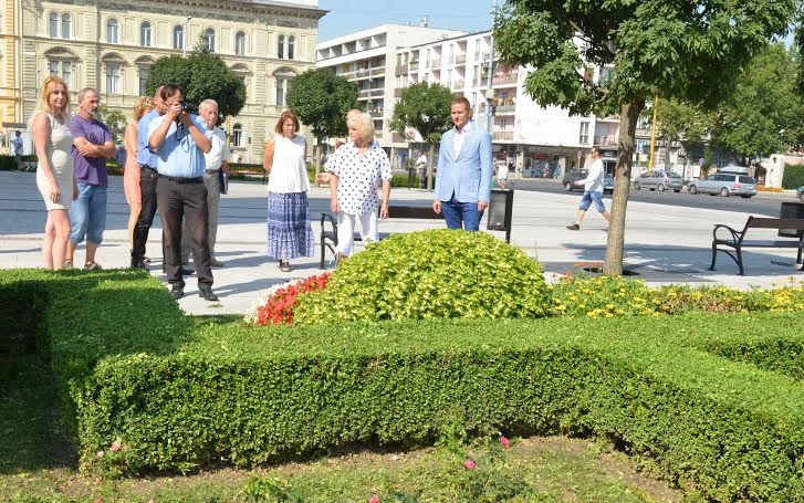 Európai Virágos Városok és Falvak Versenye - A virágos Győrt zsűrizték