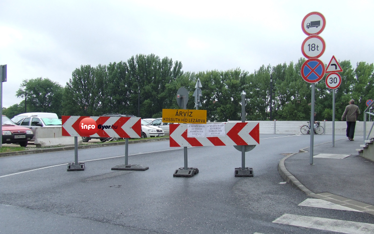 Árvíz - Az országban 82 útszakaszon korlátozzák a forgalmat