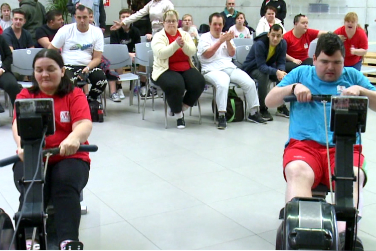 Ergométer versenyt rendeztek