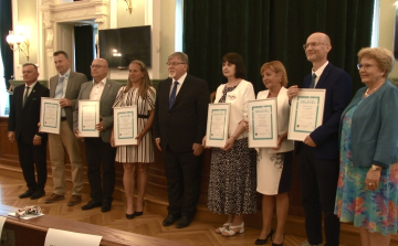 Újabb büszkeségről számolhatunk be: Meronka Péter kollégánk Győr Sportjáért díjat kapott!