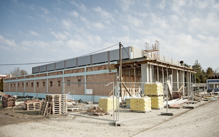 Így épül most a Széchenyi-egyetem új edzőcsarnoka