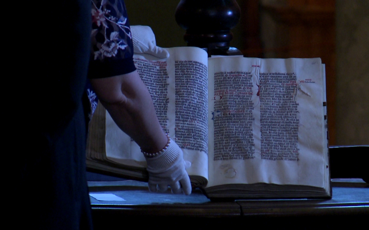 Kódex ritkaság Pannonhalmán