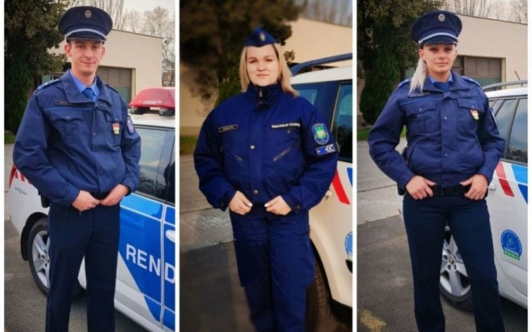 Életet mentettek a győri rendőrök