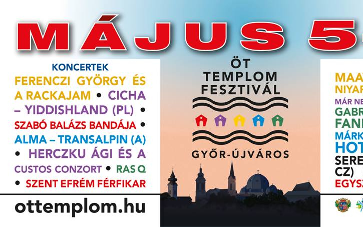 Az elfogadás fesztiválja:  ÖT TEMPLOM Győrben