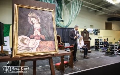 Ifjúsági zarándoklat a Könnyező Szűzanya tiszteletére Győrben 