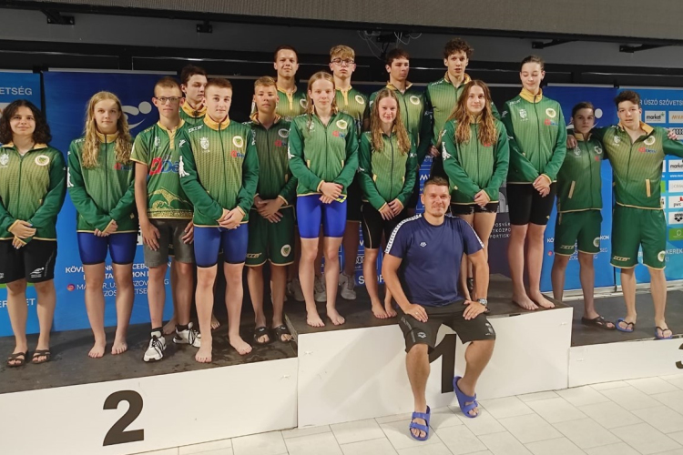 Kiválóan zártak a győri úszók a serdülők országos megmérettetésén