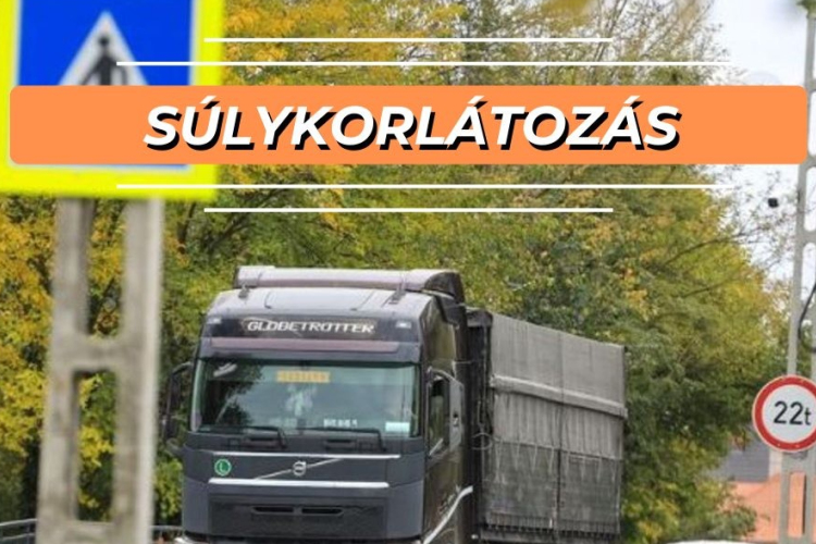 Súlykorlátozás az utak védelmében