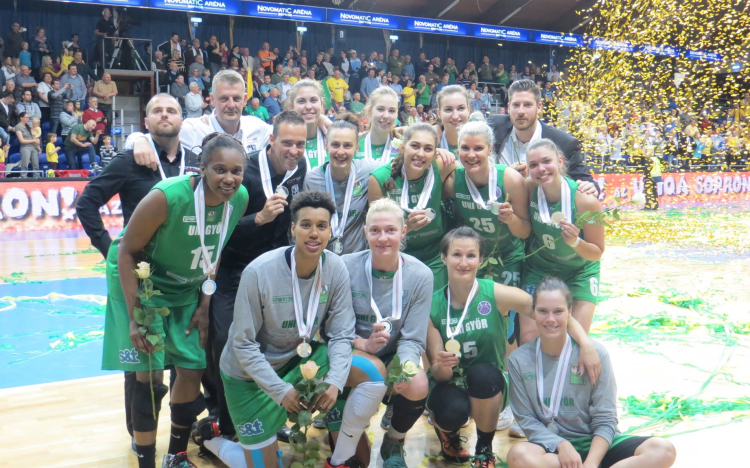 Az NB I-ben ismét a dobogó a cél a Győr női kosárlabdacsapatánál
