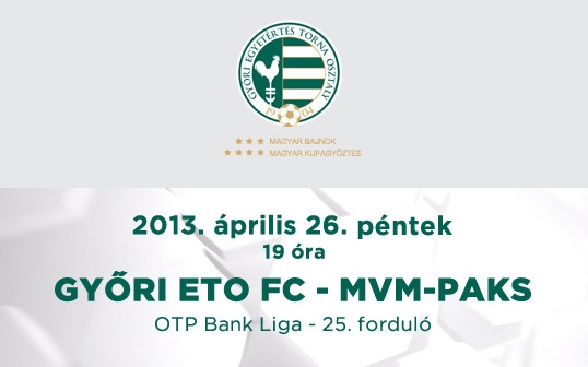 Győri ETO FC - Paks - Nézd meg élőben a meccset!