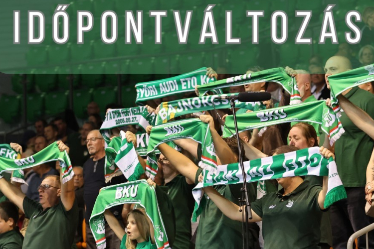 Egy órával korábban lesz az ETO-Szeged