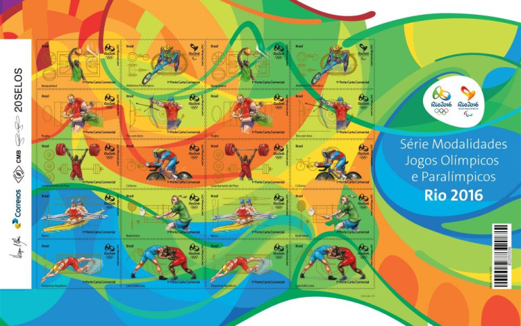 Rio 2016 - Eduarda Amorim arcképe is rákerült egy olimpiai bélyegre