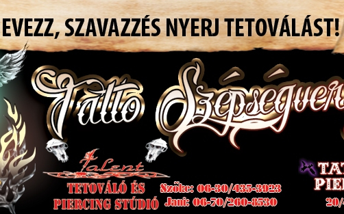 Tetoválás Szépségverseny - Eredményhirdetés