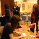 Oravecz Nóra előadása a győri Zsinagógában