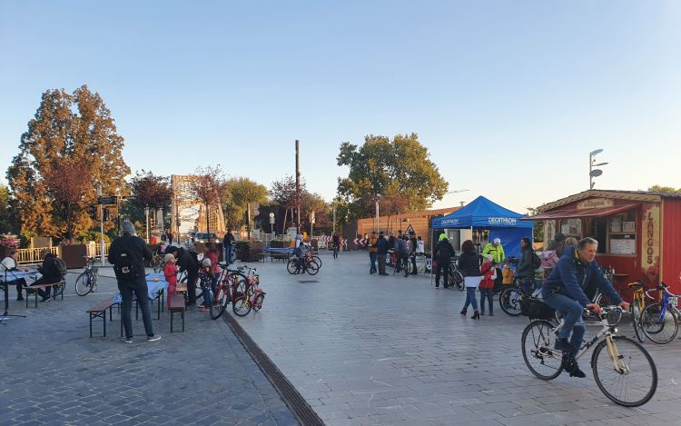 Újra Bringás Reggeli Győrben