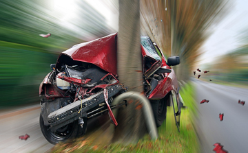 Fának csapódott egy autó Kapuváron 