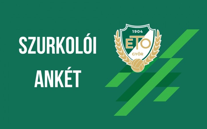 Szurkolói ankétot tart az ETO