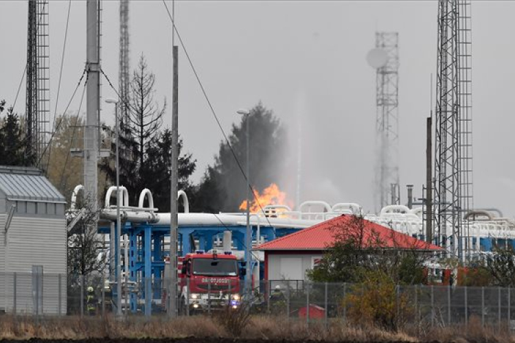 Belobbant a gáz a nagyhegyesi gáztározóban
