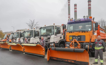 Téli üzemmódban a Győr-Szol járműparkja