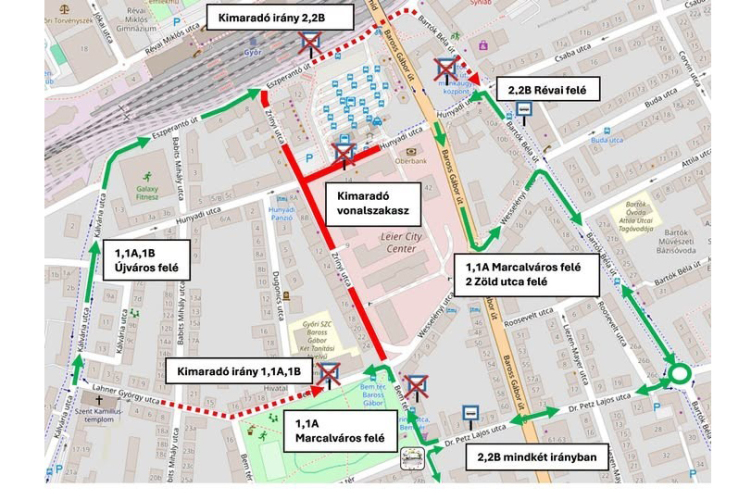 Zrínyi út lezárása – fontos tudnivalók a közelekedőknek