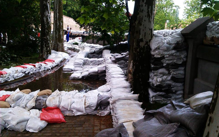 Rajkánál 160, Nagybajcsnál 40 centiméteres apadás