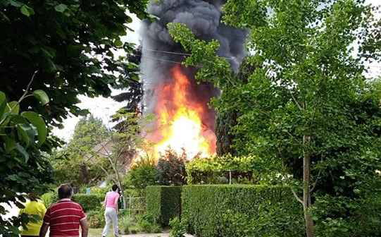 TŰZ! Hétvégi házak kaptak lángra Sáráson- FOTÓK! 