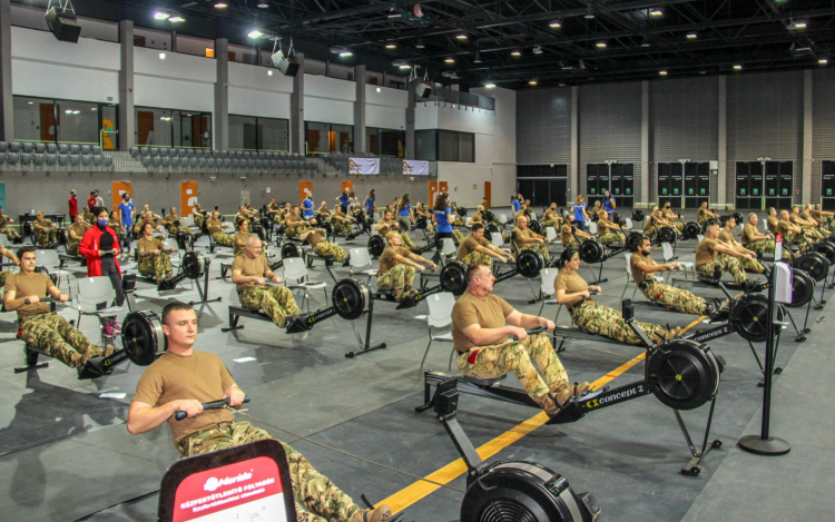 A győri katonák is részt vettek a rekordkísérletben!
